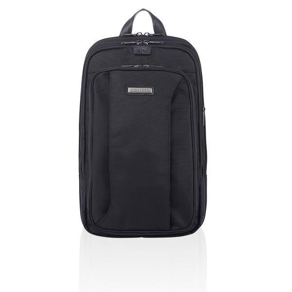 MONYKER HUDSON EXPANDABLE BACKPACK - BALLISTIC NYLON BLACK