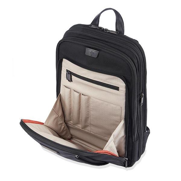 MONYKER HUDSON EXPANDABLE BACKPACK - BALLISTIC NYLON BLACK:  INTERIOR