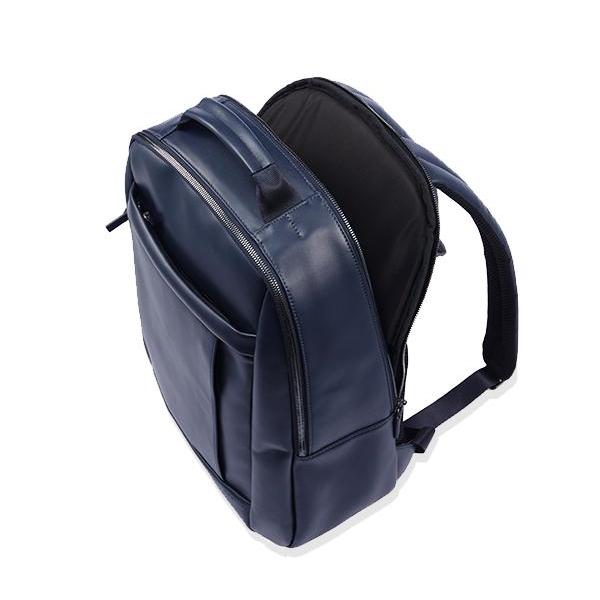 MONYKER William Leather Backpack:  Laptop Compartment