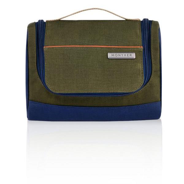 MONYKER olive casual nylon toiletry kit