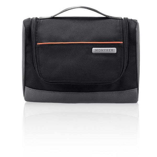 MONYKER black ballistic nylon toiletry kit