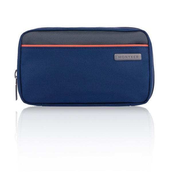 MONYKER navy ballistic nylon travel cord organizer