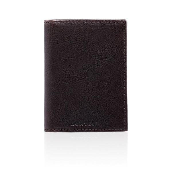 MONYKER Leather Business Card Case BROWN