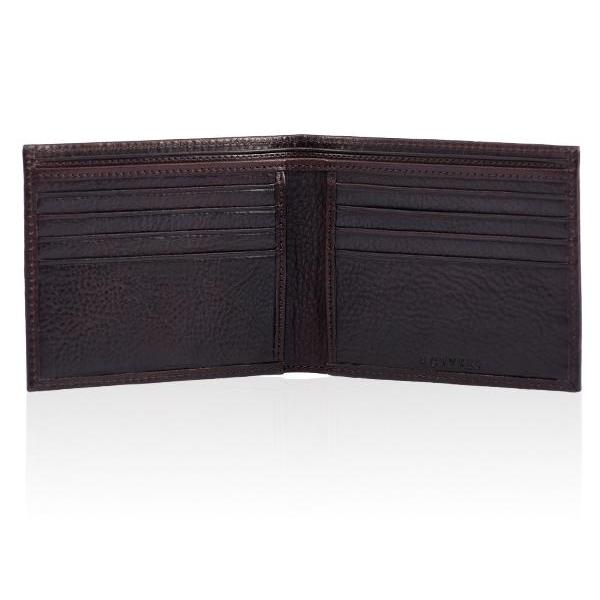 MONYKER Leather Wallet BROWN:  Interior 