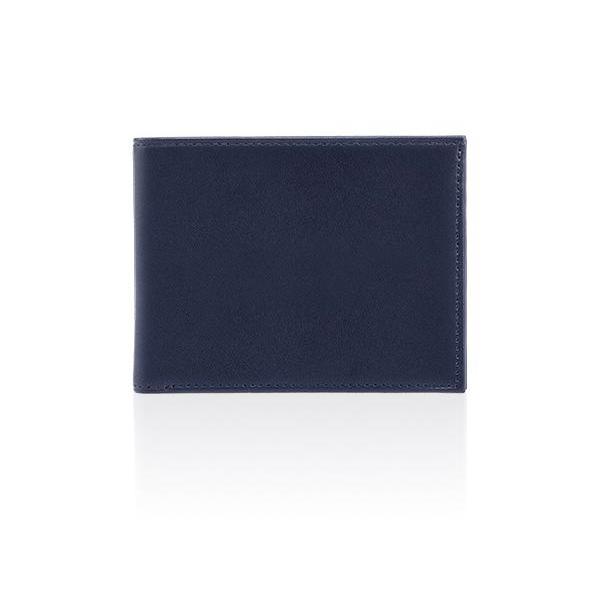 MONYKER Leather Wallet NAVY